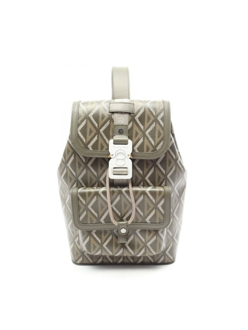 Dior Waist Bag Hit the Road CD Diamond Khaki Beige Canvas Leather Cross